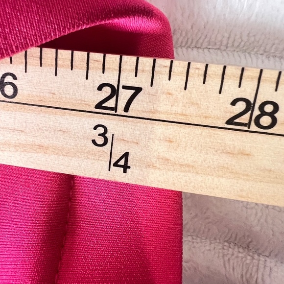 #A068  FT IN  Barbiecore  Pink One-Shoulder  Ruffle Top  New no Tag   XL - Picture 7 of 8